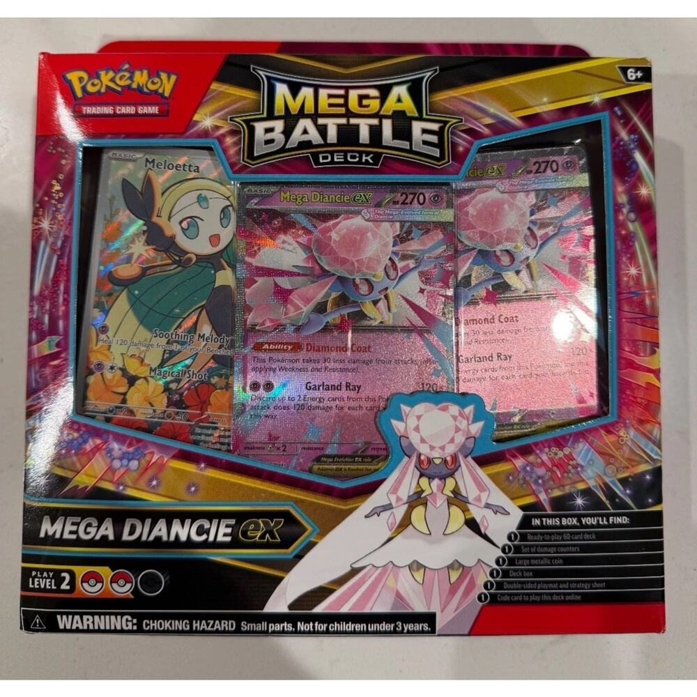 Pokemon Mega Battle Deck Diancie ex Brand New Factory Sealed